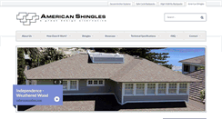 Desktop Screenshot of americanshingles.com.au