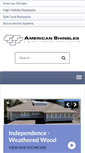 Mobile Screenshot of americanshingles.com.au